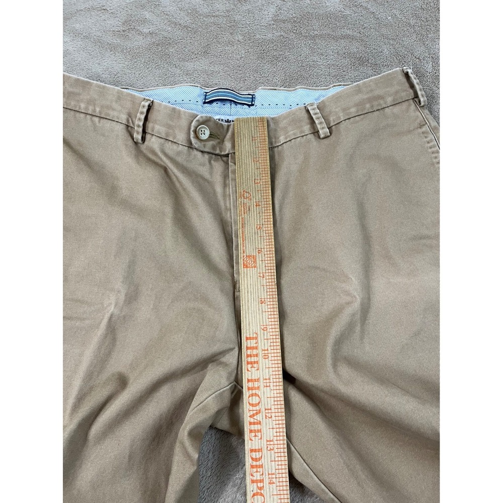 Peter Millar Chino Shorts Men's Size 34 Khaki Pima Cotton Classic Fit EUC - Picture 8 of 8